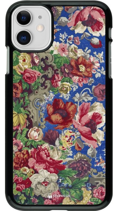 Coque iPhone 11 - Vintage Art Flowers
