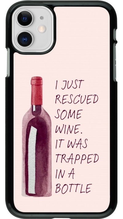 Coque iPhone 11 - I just rescued some wine