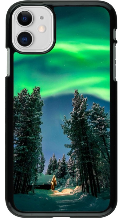 iPhone 11 Case Hülle - Winter 22 Northern Lights