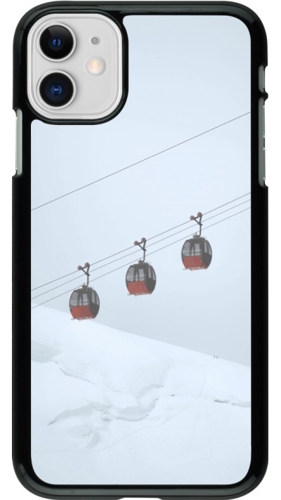 iPhone 11 Case Hülle - Winter 22 ski lift