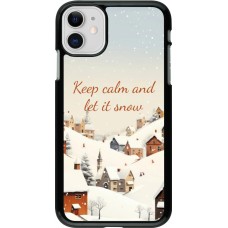 Coque iPhone 11 - Winter 25 Winter Keep calm and let it snow