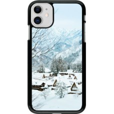 Coque iPhone 11 - Winter 25 Winter snowy landscape