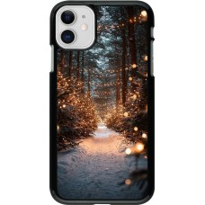 Coque iPhone 11 - Winter 25 Winter snowy road