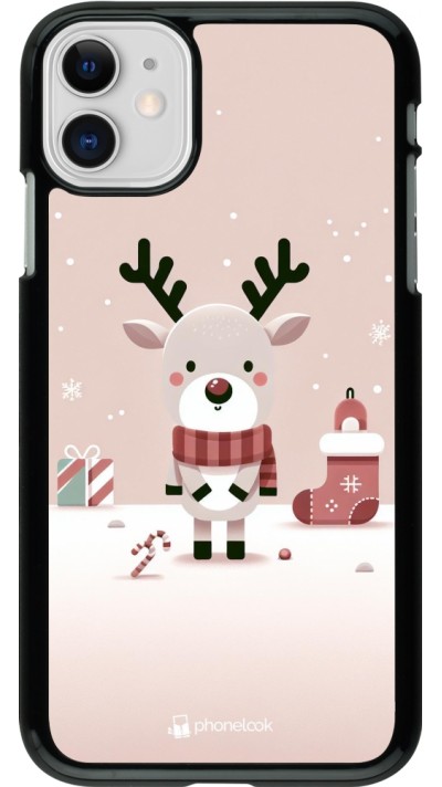 Coque iPhone 11 - Noël 2023 Choupinette Renne