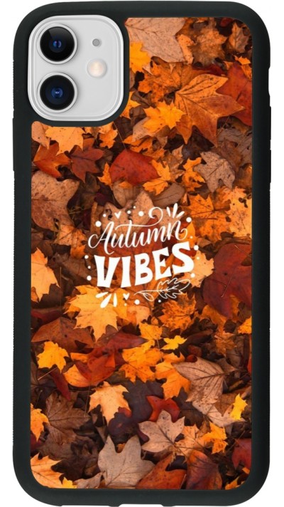 iPhone 11 Case Hülle - Silikon schwarz Autumn 25 Autumn vibes