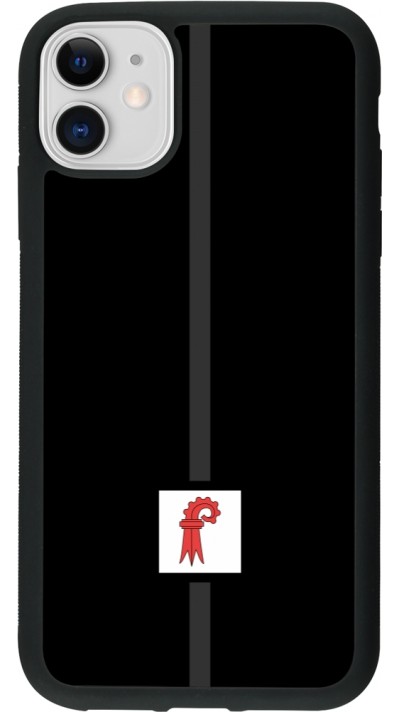iPhone 11 Case Hülle - Silikon schwarz Kanton BL schwarz