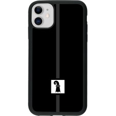 iPhone 11 Case Hülle - Silikon schwarz Kanton BS schwarz