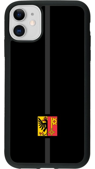 iPhone 11 Case Hülle - Silikon schwarz Kanton GE schwarz