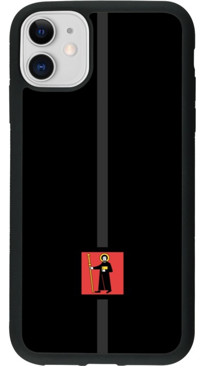 iPhone 11 Case Hülle - Silikon schwarz Kanton GL schwarz