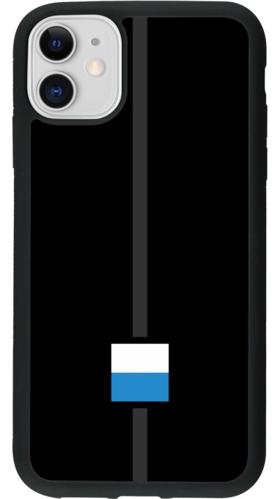 iPhone 11 Case Hülle - Silikon schwarz Kanton LU schwarz