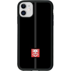 Coque iPhone 11 - Silicone rigide noir Canton NW noir