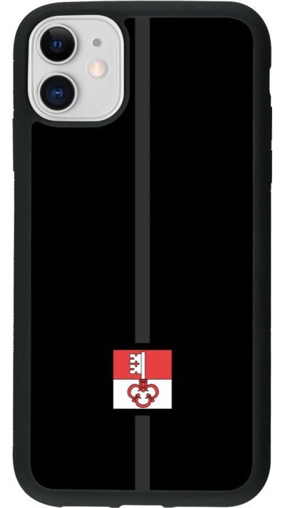 iPhone 11 Case Hülle - Silikon schwarz Kanton OW schwarz