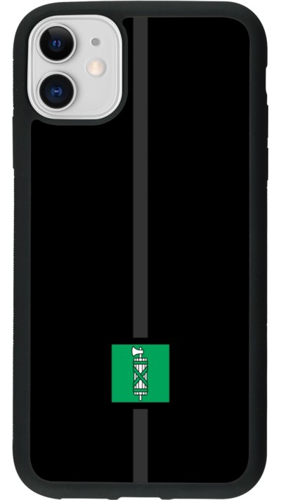 iPhone 11 Case Hülle - Silikon schwarz Kanton SG schwarz