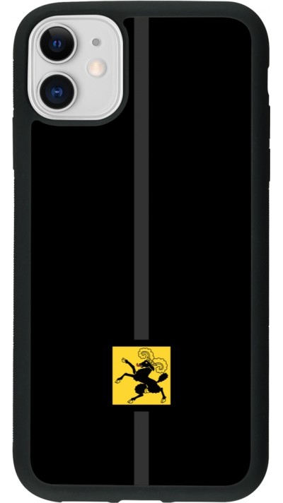 iPhone 11 Case Hülle - Silikon schwarz Kanton SH schwarz