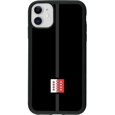 iPhone 11 Case Hülle - Silikon schwarz Kanton VS schwarz