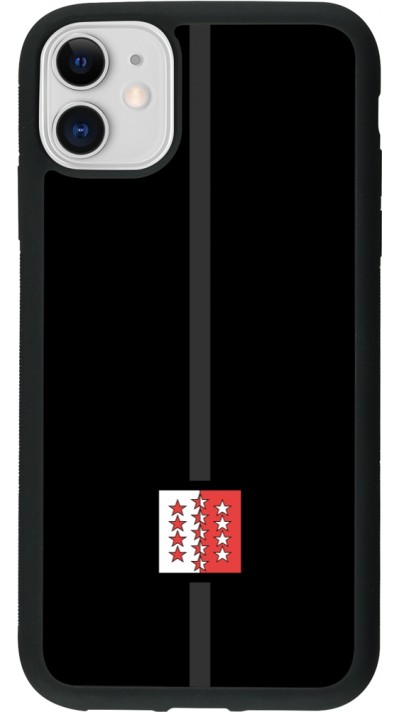 iPhone 11 Case Hülle - Silikon schwarz Kanton VS schwarz
