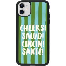 iPhone 11 Case Hülle - Silikon schwarz Cheers 2026