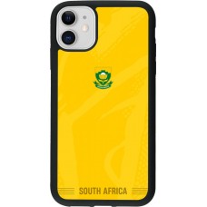 iPhone 11 Case Hülle - Silikon schwarz Südafrika 2026 personalisierbares Fussballtrikot