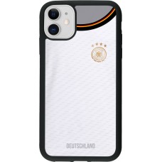 iPhone 11 Case Hülle - Silikon schwarz Deutschland 2022 personalisierbares Fußballtrikot