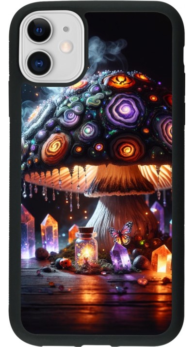 iPhone 11 Case Hülle - Silikon schwarz Halloween Zaubertrank Magie