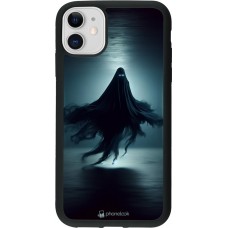 iPhone 11 Case Hülle - Silikon schwarz Halloween 2024 Spektraler Schatten