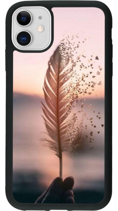 Coque iPhone 11 - Silicone rigide noir Hello September 11 19