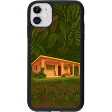 Coque iPhone 11 - Silicone rigide noir Benitos house DTMF