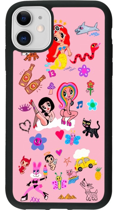 iPhone 11 Case Hülle - Silikon schwarz Karol G La Bichota Manana Sera Bonito