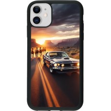 iPhone 11 Case Hülle - Silikon schwarz Mustang 69 Grand Canyon