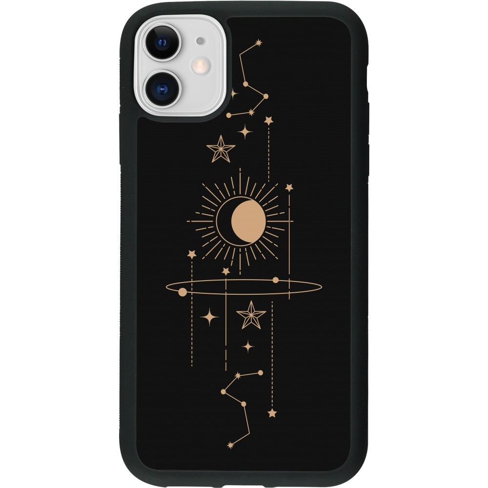 iPhone 11 Case Hülle - Silikon schwarz Spring 23 astro