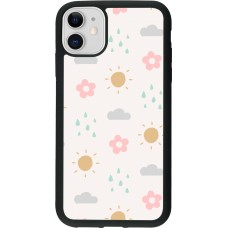 iPhone 11 Case Hülle - Silikon schwarz Spring 23 weather