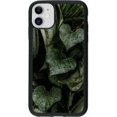 iPhone 11 Case Hülle - Silikon schwarz Spring 23 fresh plants