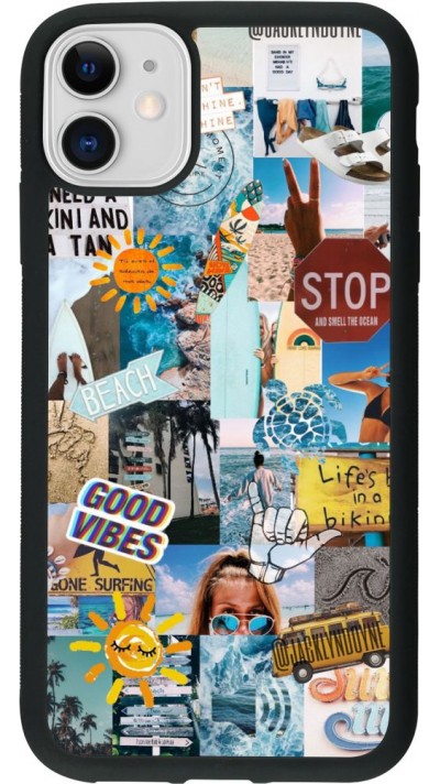 Coque iPhone 11 - Silicone rigide noir Summer 2021 15