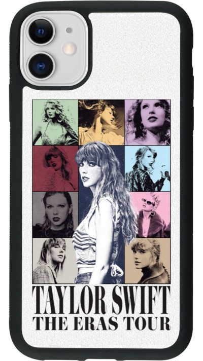 Coque iPhone 11 - Silicone rigide noir Taylor Swift The Eras Tour