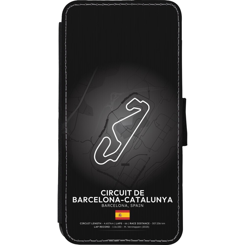 iPhone 11 Case Hülle - Wallet schwarz F1 Track 2025 Spain
