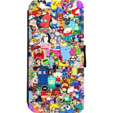 Hülle iPhone 11 - Wallet schwarz Mixed cartoons