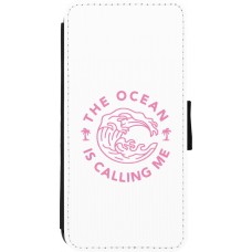 iPhone 11 Case Hülle - Wallet schwarz The Ocean is calling me