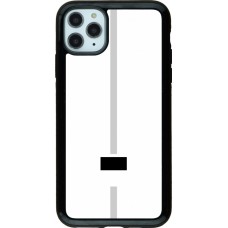 Coque iPhone 11 Pro Max - Hybrid Armor noir Canton FR blanc