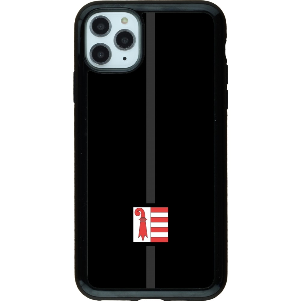 Coque iPhone 11 Pro Max - Hybrid Armor noir Canton JU noir