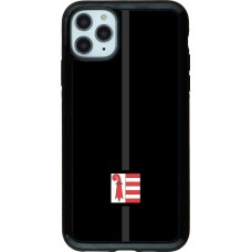 Coque iPhone 11 Pro Max - Hybrid Armor noir Canton JU noir