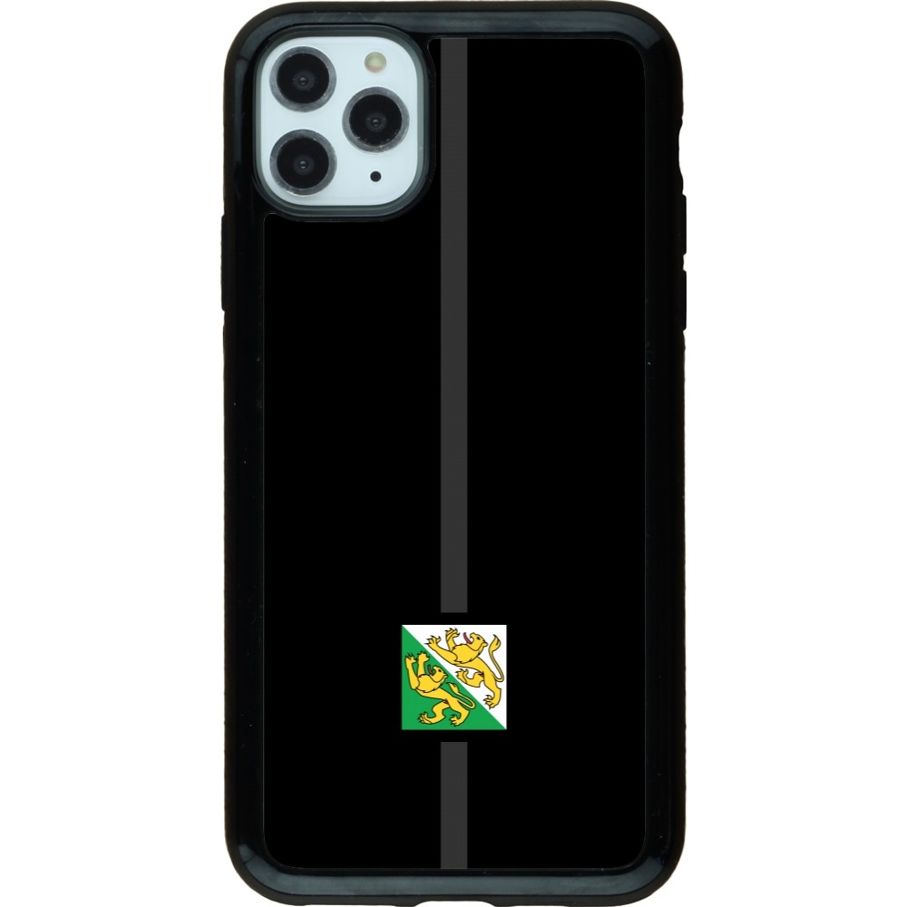 Coque iPhone 11 Pro Max - Hybrid Armor noir Canton TG noir