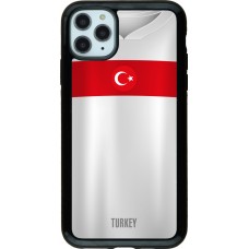 iPhone 11 Pro Max Case Hülle - Hybrid Armor schwarz Türkei personalisierbares Fussballtrikot