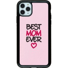 iPhone 11 Pro Max Case Hülle - Hybrid Armor schwarz Mom 2023 best Mom ever pink