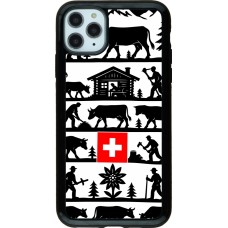 Coque iPhone 11 Pro Max - Hybrid Armor noir Poya Suisse 1