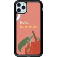 Coque iPhone 11 Pro Max - Hybrid Armor noir Summer 2025 Hello summer