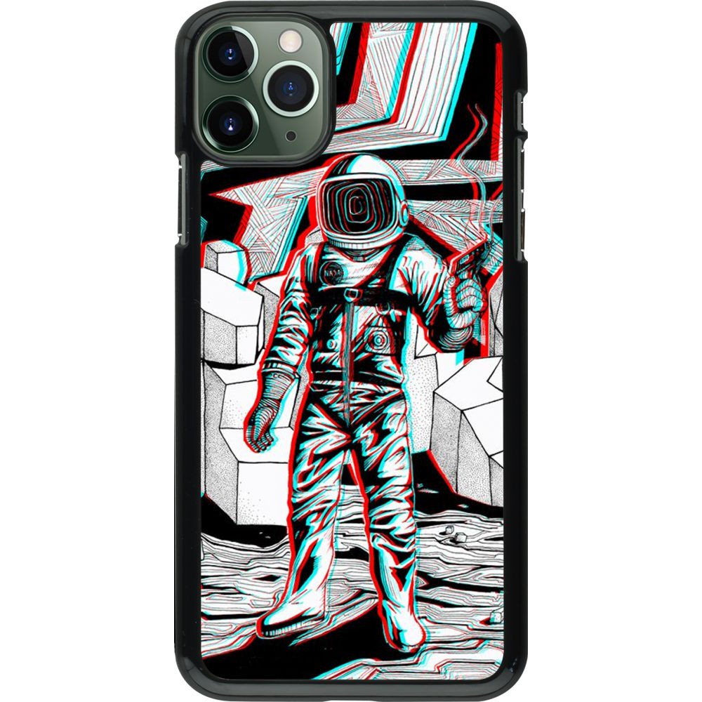Hülle iPhone 11 Pro Max - Anaglyph Astronaut