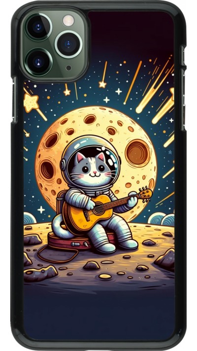 Coque iPhone 11 Pro Max - AstroCat RockLune