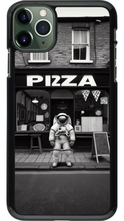 iPhone 11 Pro Max Case Hülle - Astronaut vor einer Pizzeria