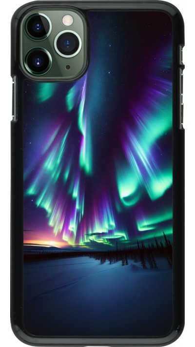 iPhone 11 Pro Max Case Hülle - Funkelndes Nordlicht