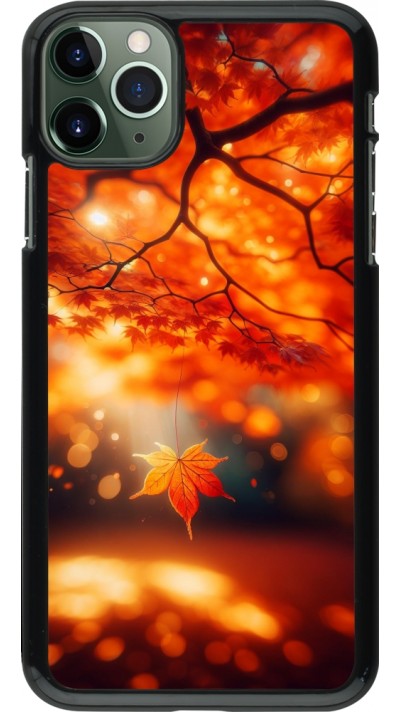 iPhone 11 Pro Max Case Hülle - Herbst Magisch Orange